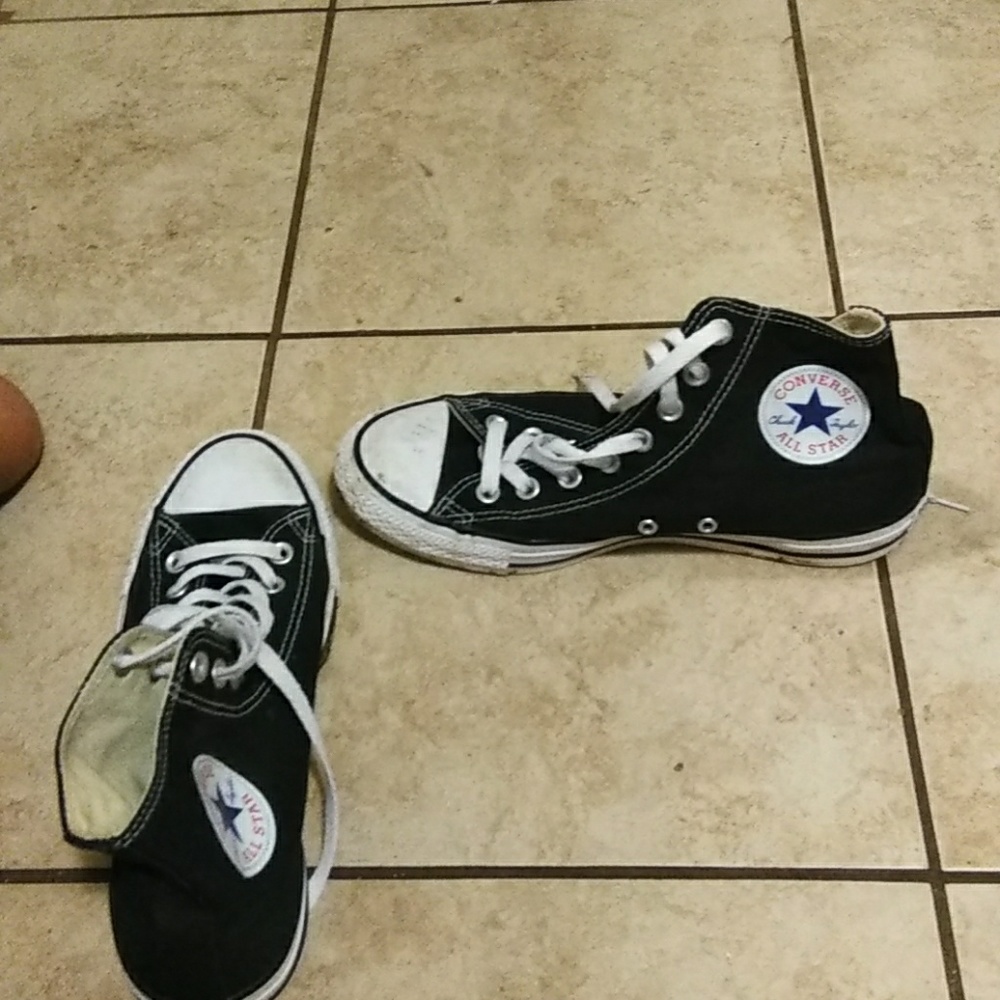 Black hightop All Star Converse